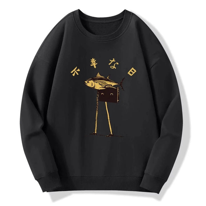 Unlucky Fish Japanese Sweatshirt