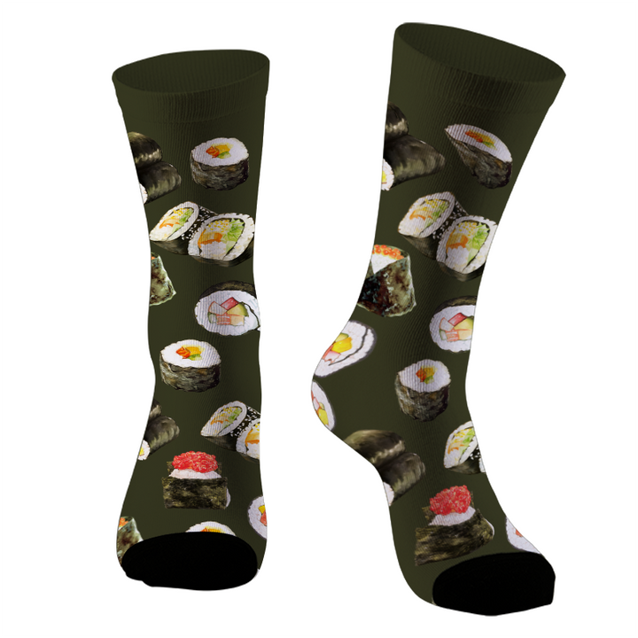 Sushi Print Socks