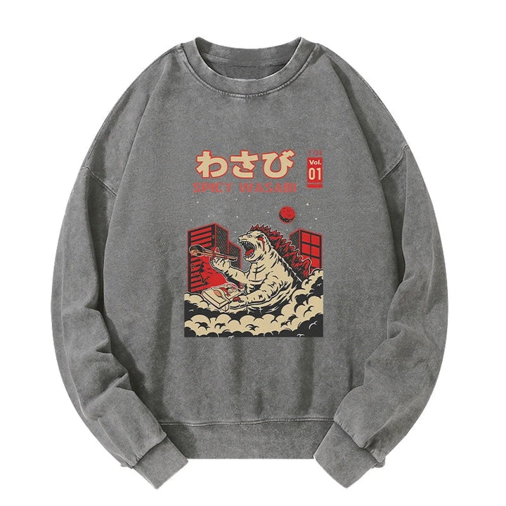 Spicy Wasabi Washed Sweatshirt