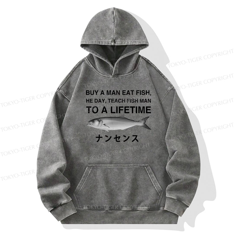Funny To A Lifetime Washed Hoodie