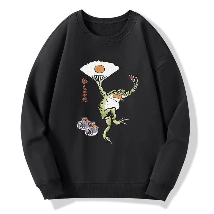 Dancing Frog Japanese Sweatshirt