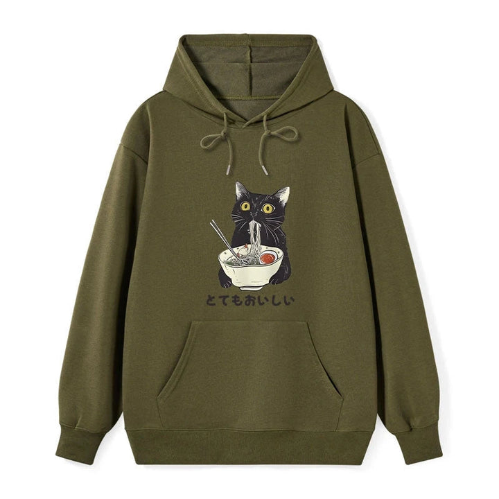 Cats Eat Ramen Noodles Classic Hoodie