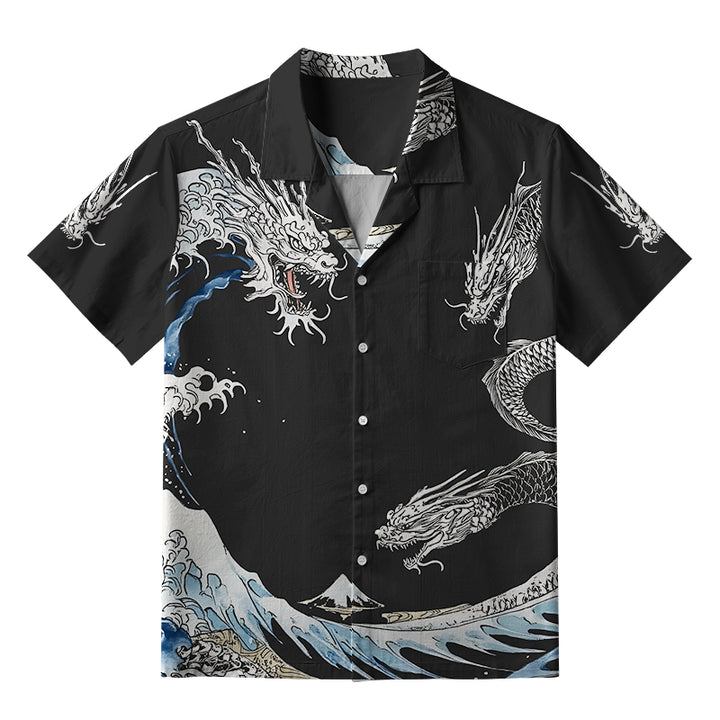 The Great Wave Off Dragon Hawaiian Shirt