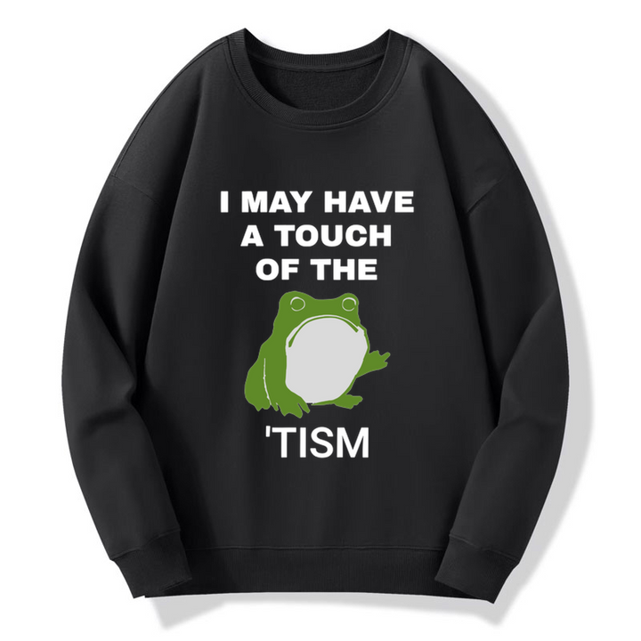 Funny Frog Flipping The Bird Sweatshirt