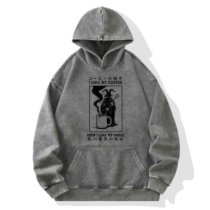 I Like My Coffee Washed Hoodie