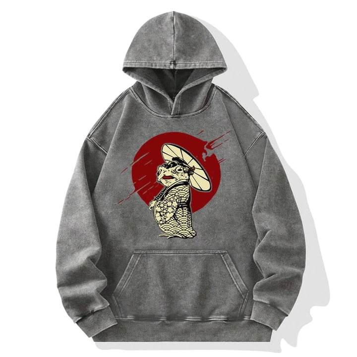 Frog Monster Washed Hoodie