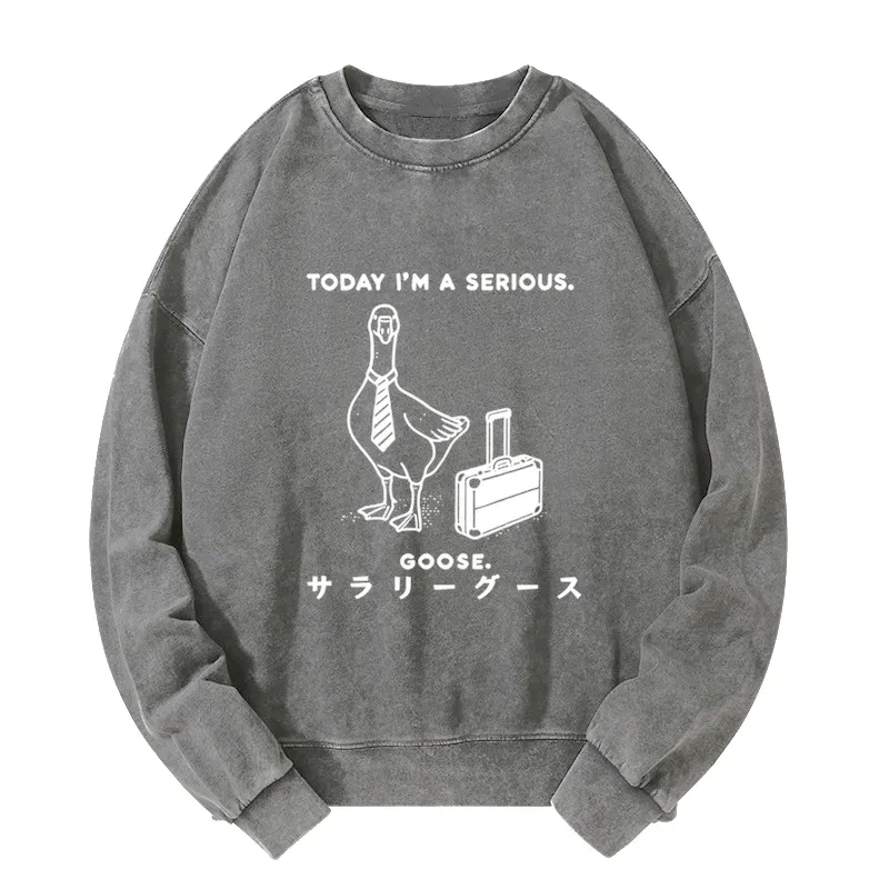 Hard Working Goose Washed Sweatshirt