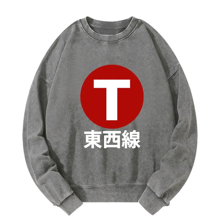 Tozai Line Kyoto Washed Sweatshirt