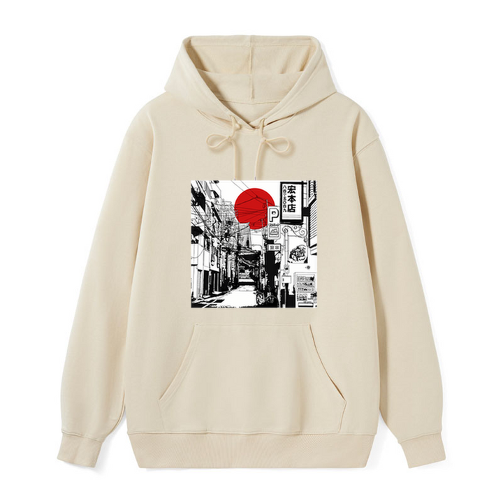 Sunrise On The Street Classic Hoodie