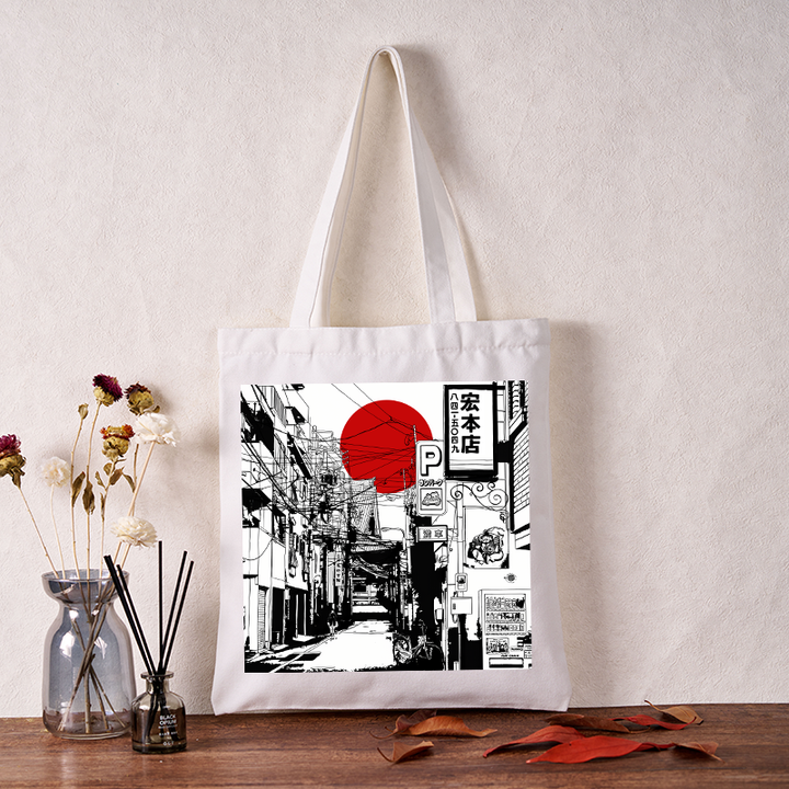 Sunrise On The Street Tote Bag