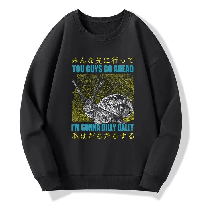 Slow Snail Japanese Sweatshirt