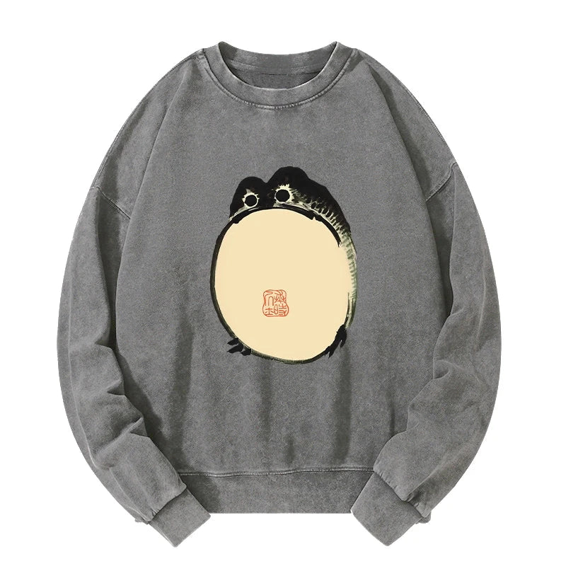 Grumpy Frog Japanese Washed Sweatshirt