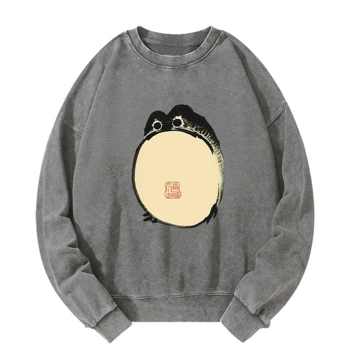 Grumpy Frog Japanese Washed Sweatshirt