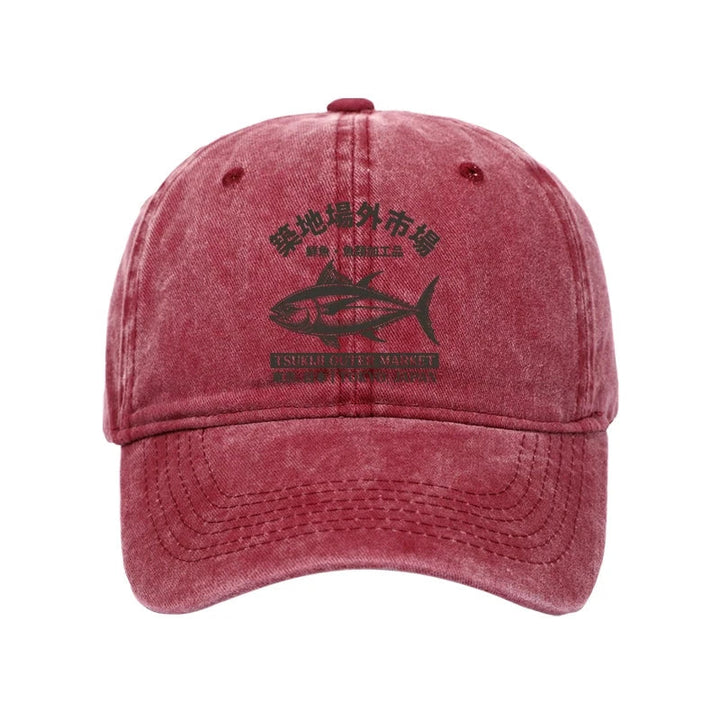 Sakana Tsukiji Fish Market Washed Cap