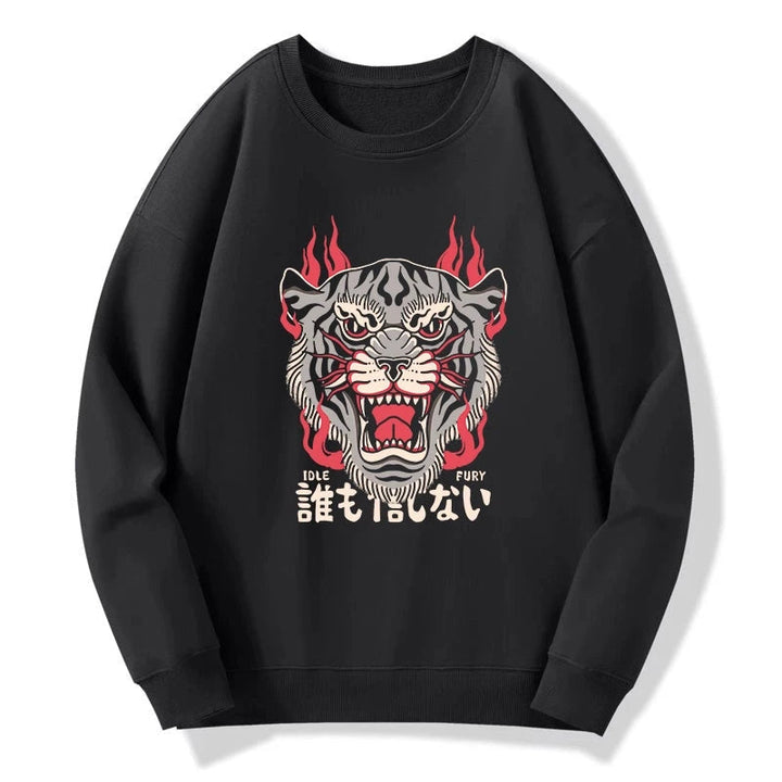 Retro Tiger Japanese Sweatshirt