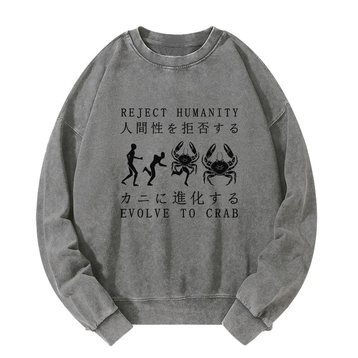 Reject Humanity Rvolve To Crab Washed Sweatshirt