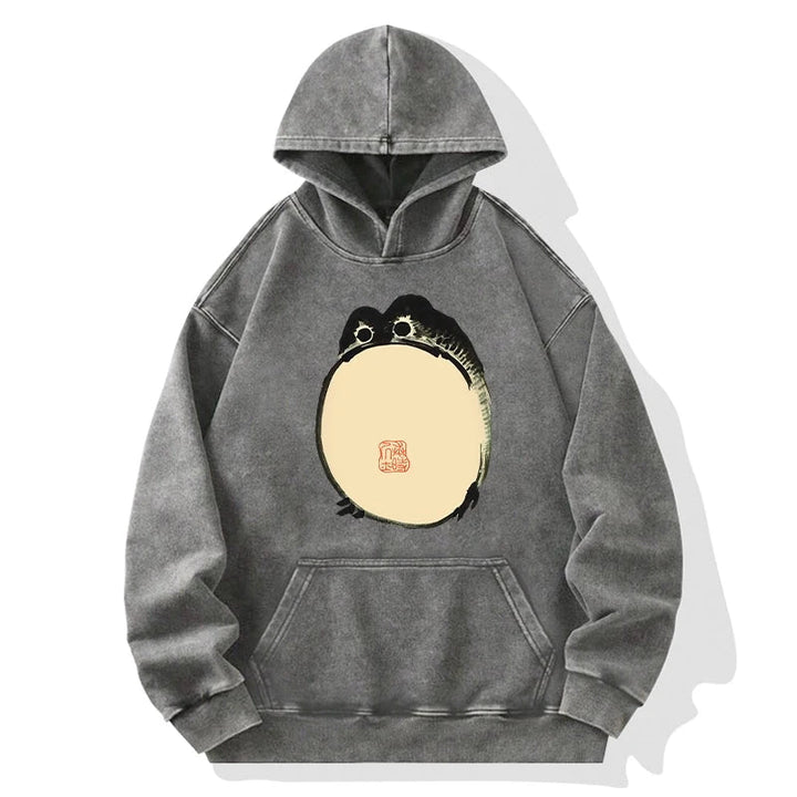 Grumpy Frog Japanese Washed Hoodie