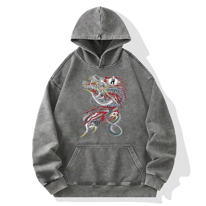 Dragon of Dojima Washed Hoodie