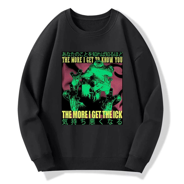 Scary Frog Japanese Sweatshirt