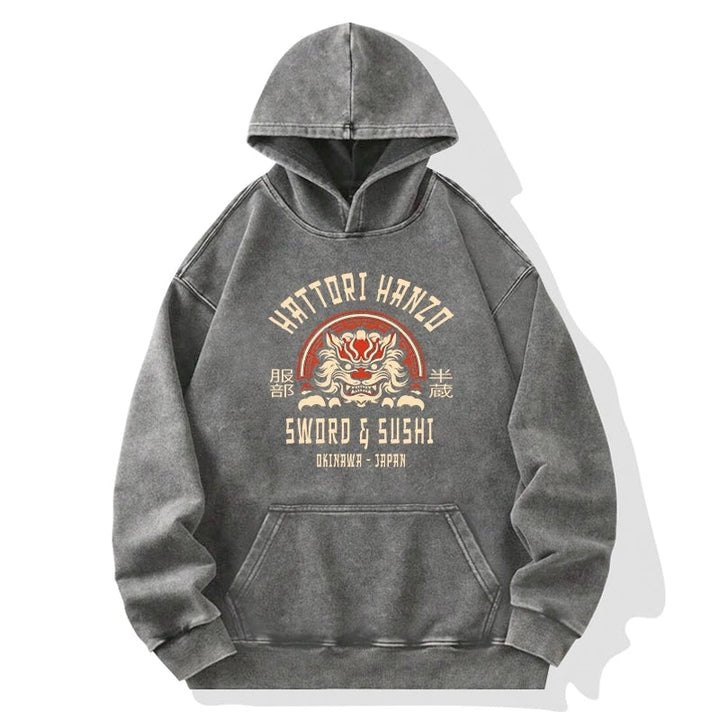 Hattori Hanzo Sword Washed Hoodie