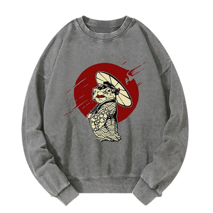 Frog Monster Washed Sweatshirt