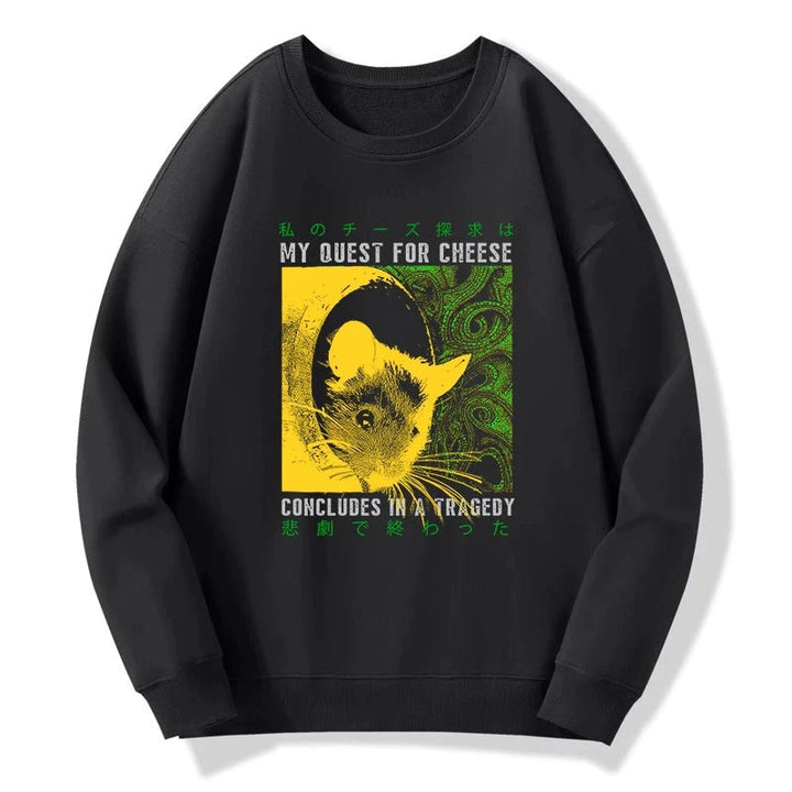 Mouse Has A Passion For Cheese Sweatshirt