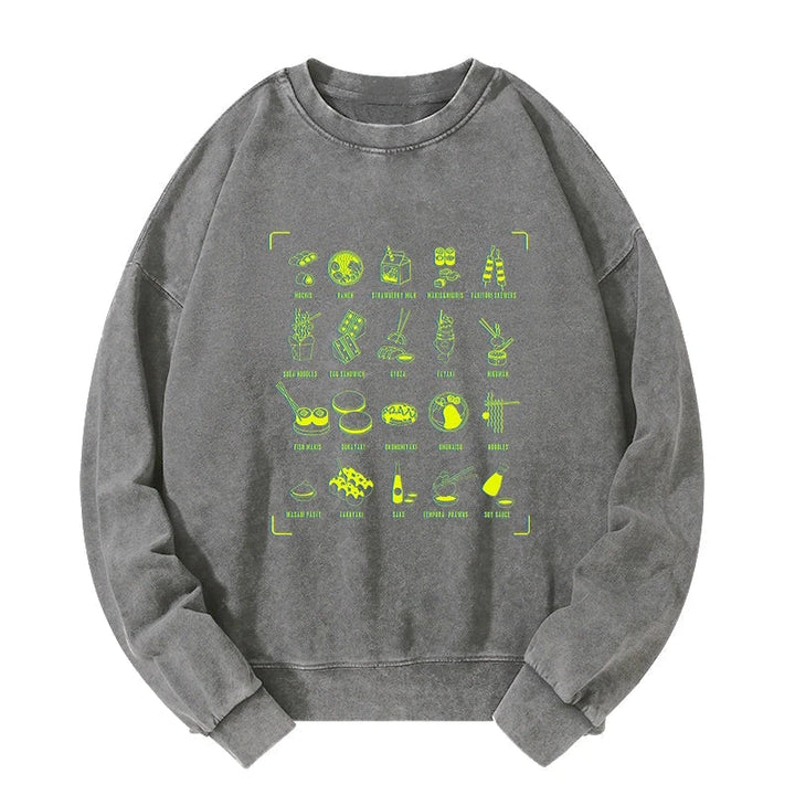 Tokyo Cuisine Washed Sweatshirt