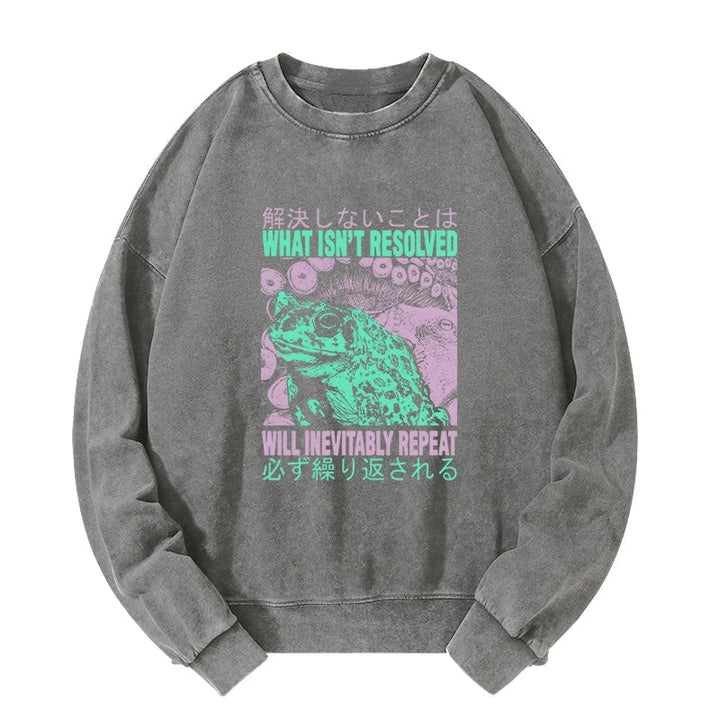 What Ist Resolved Forg Washed Sweatshirt