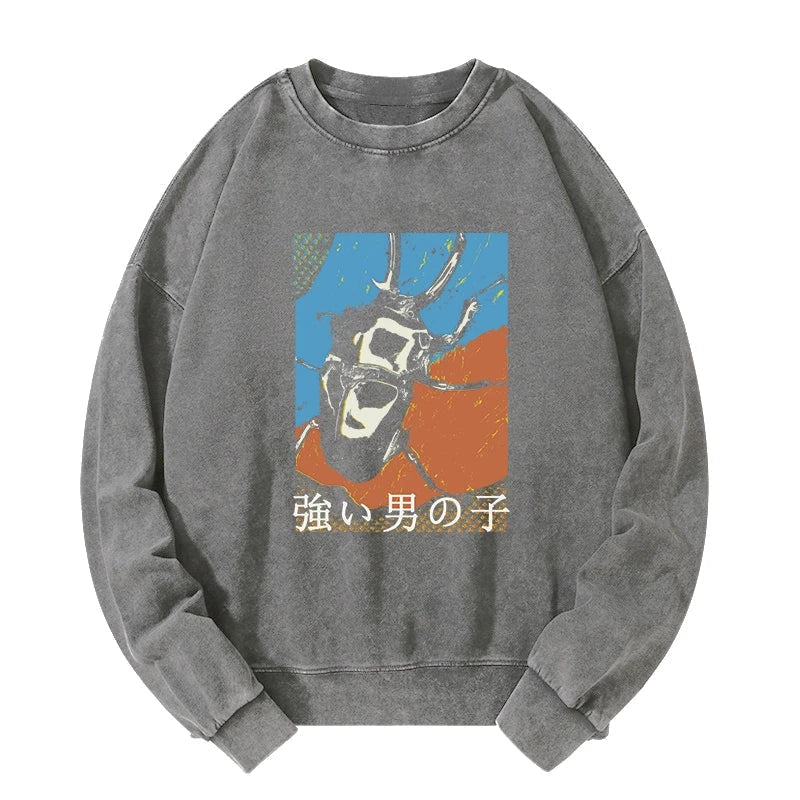 Strong Beetle Japanese Washed Sweatshirt