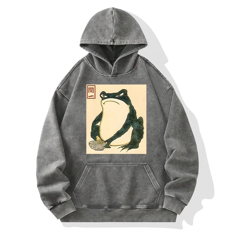 Matsumoto Hoji Japanese Frog Washed Hoodie