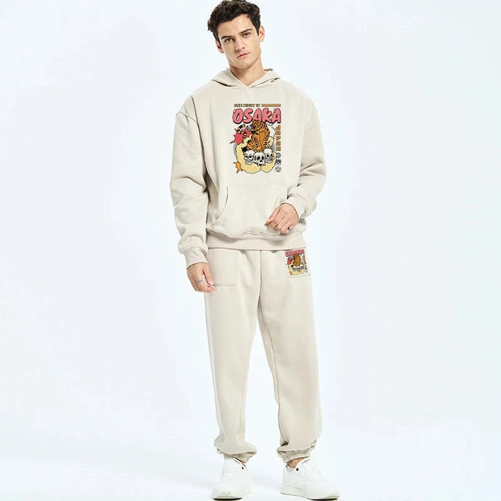 Osaka Tiger Fleece Lined Hoodie Set