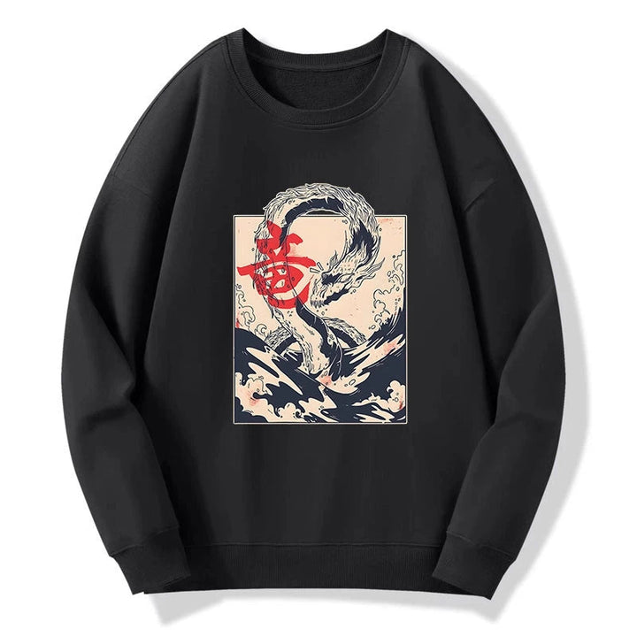 Sea Dragon Japanese Sweatshirt