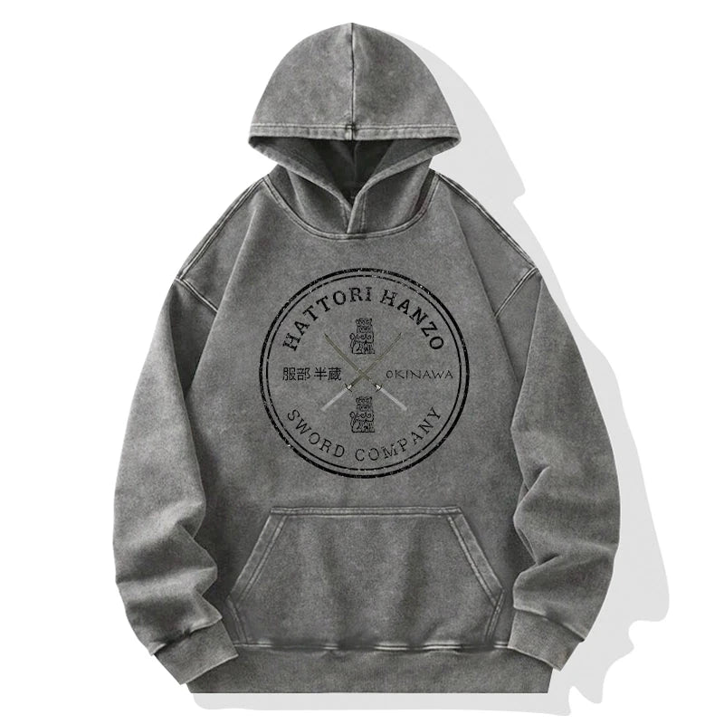 Hattori Hanzo Sword Company Washed Hoodie
