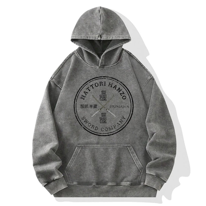 Hattori Hanzo Sword Company Washed Hoodie