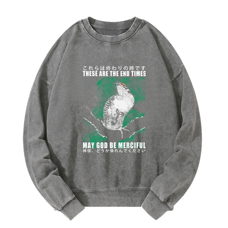 These Are The End Bird Washed Sweatshirt
