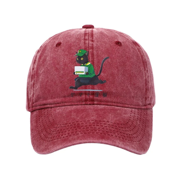 Black Cat Appreciation Day Washed Cap