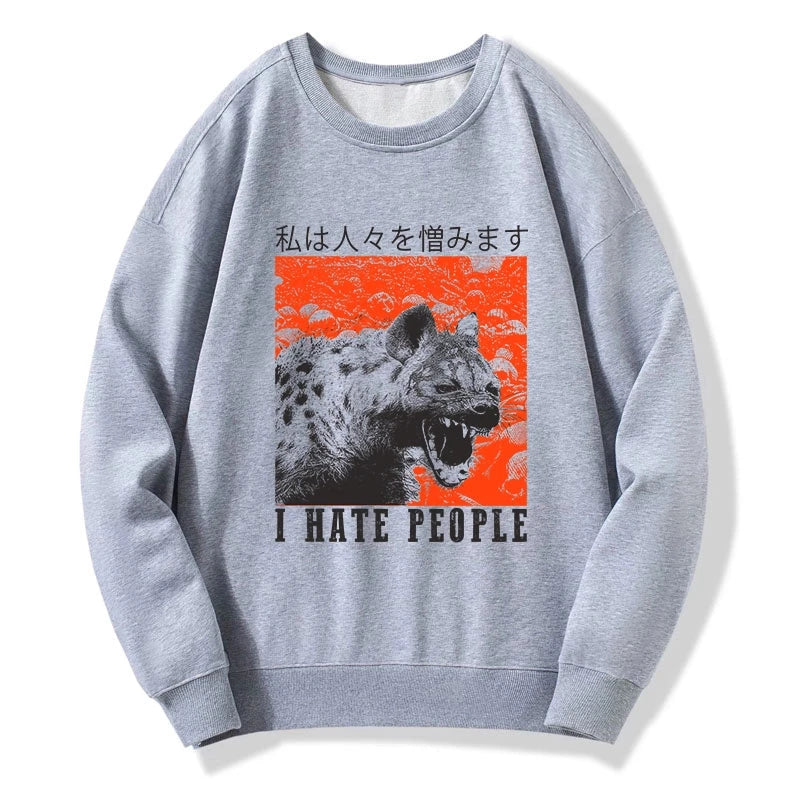 A Hyena That Hates Humans Sweatshirt