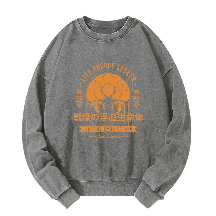 The Dangerous Larva Washed Sweatshirt