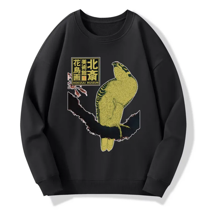 Hokusai Museum Flower And Bird Sweatshirt