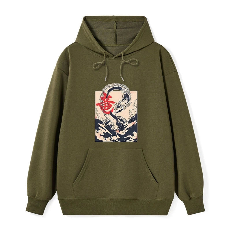 Sea Dragon Japanese Classic Hoodie