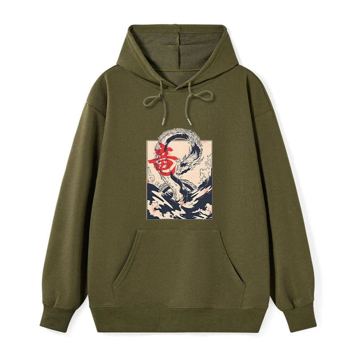 Sea Dragon Japanese Classic Hoodie