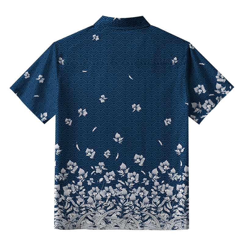 Falling Petals Aloha Hawaiian Shirt
