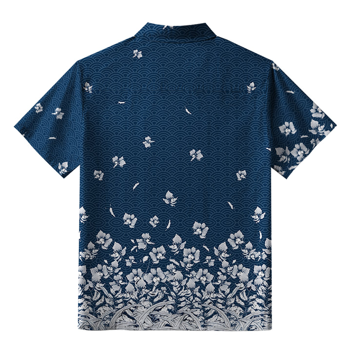 Falling Petals Aloha Hawaiian Shirt