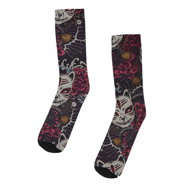 Fox Mask Socks