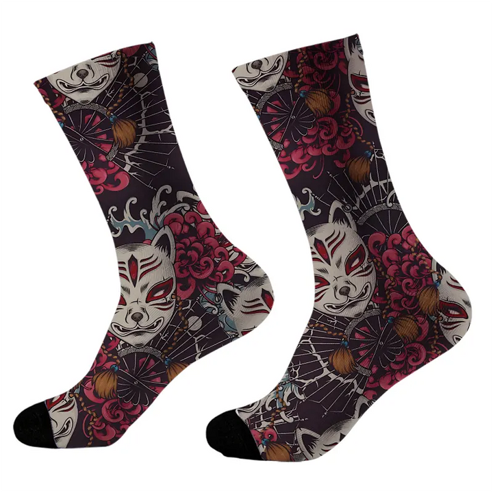 Fox Mask Socks