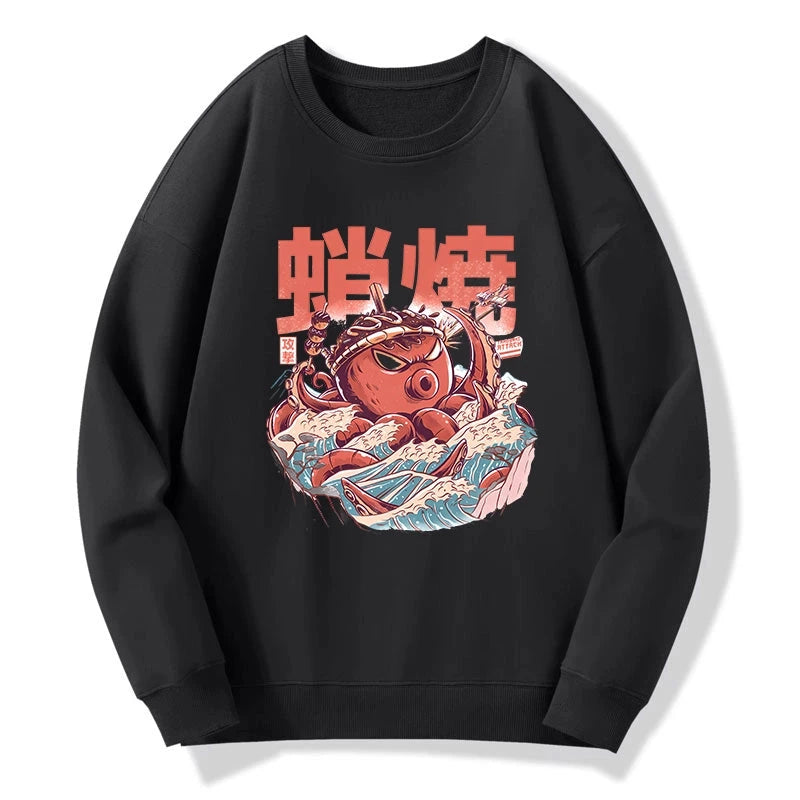 The Great Wave Takoyaki Japanese Sweatshirt