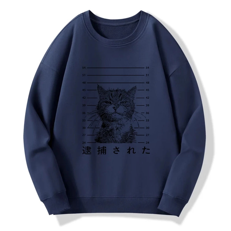 Cat That Was Arrested Sweatshirt