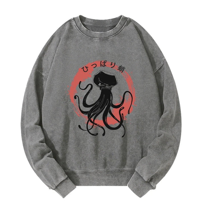 Vintage Octopus Japanese Washed Sweatshirt