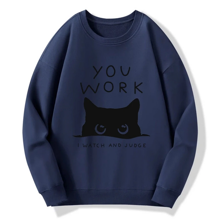 A Cat That Spies Sweatshirt