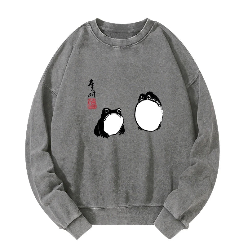 Matsumoto Hoji Frogs Japan Washed Sweatshirt